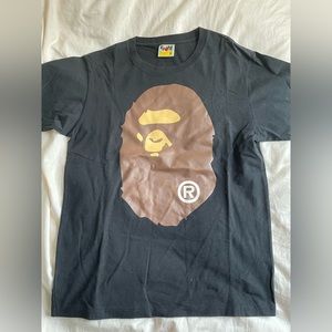 Mens BAPE big ape head logo tee